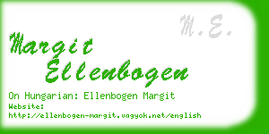margit ellenbogen business card